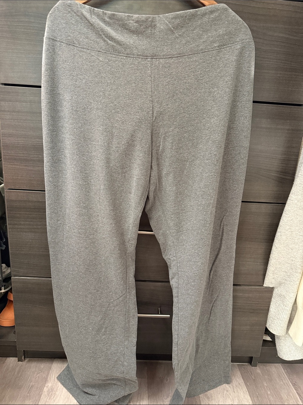 Jockey Heather Gray Wide-Leg Knit Pants